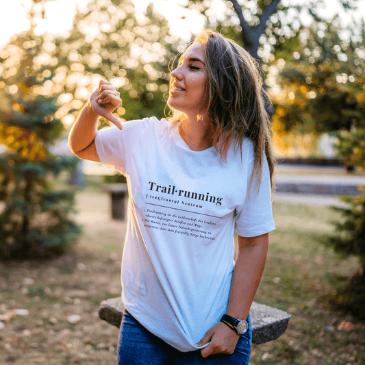 Trailrunning Definition - Bio Premium T-Shirt Frauen