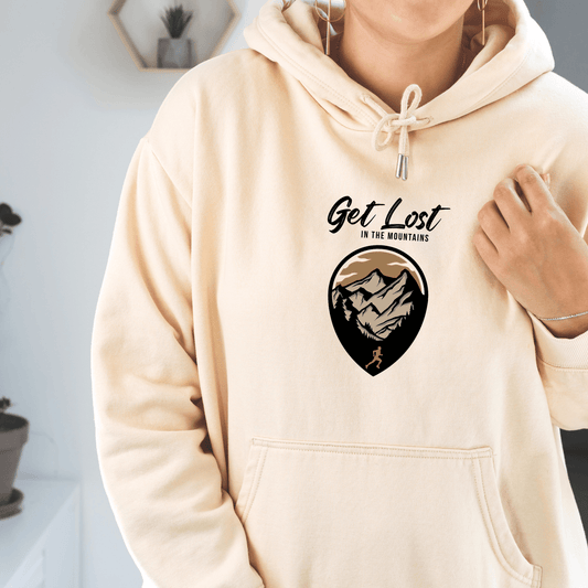 Get lost in the mountains - Premium Hoodie