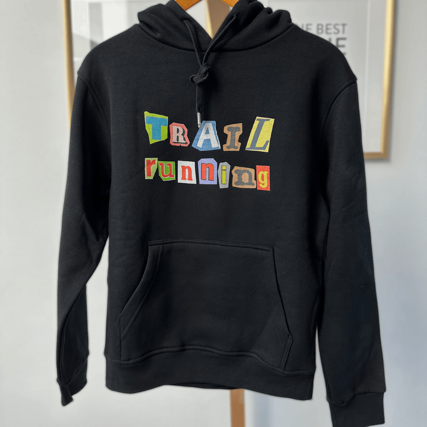 Outlet: Cutout Letters - Bio Premium Hoodie, schwarz, Gr. S
