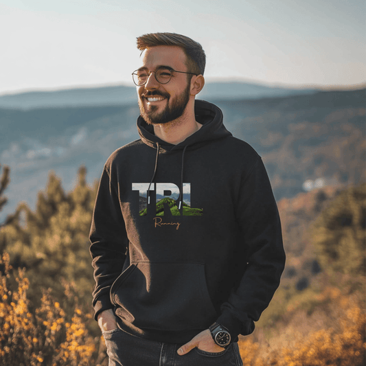 TRL running cut out letters - Premium Hoodie