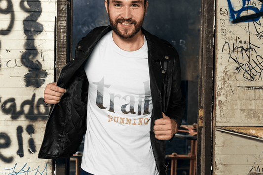 trail running Cutout Letters - Bio Premium T-Shirt - Team Trailrunning