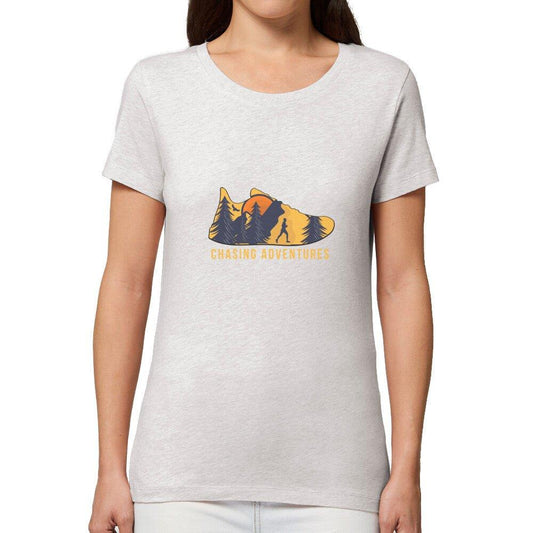 Chasing Adventures - Premium Bio T-Shirt Damen - Team Trailrunning