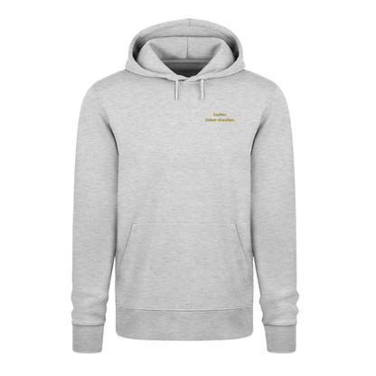 laufen. lieber draußen - Bio Premium Hoodie Stick