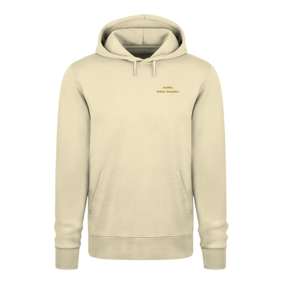 laufen. lieber draußen - Bio Premium Hoodie Stick