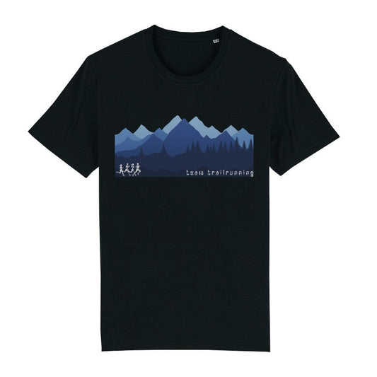Outlet: Gebirgstrail - Bio Premium T-Shirt, Gr. S, schwarz