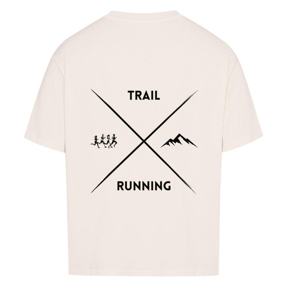 Outlet: Trailrunning Cross - Bio Oversized Shirt, natural raw, Gr. L