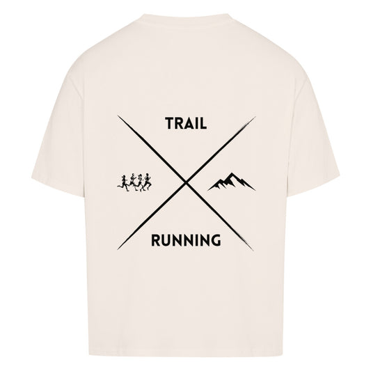 Outlet: Trailrunning Cross - Bio Oversized Shirt, natural raw, Gr. L