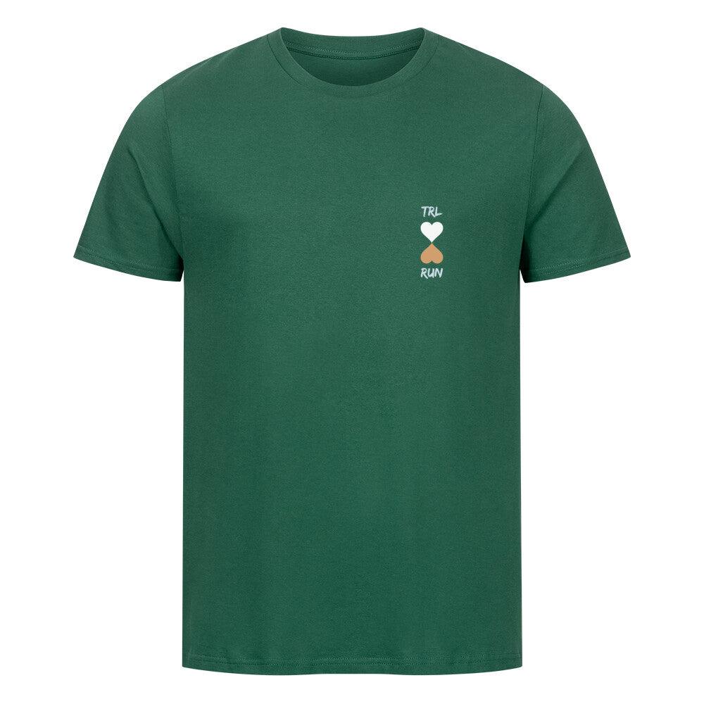 Outlet: TRLRUN Heart - Bio Premium T-Shirt, grün, Gr. M