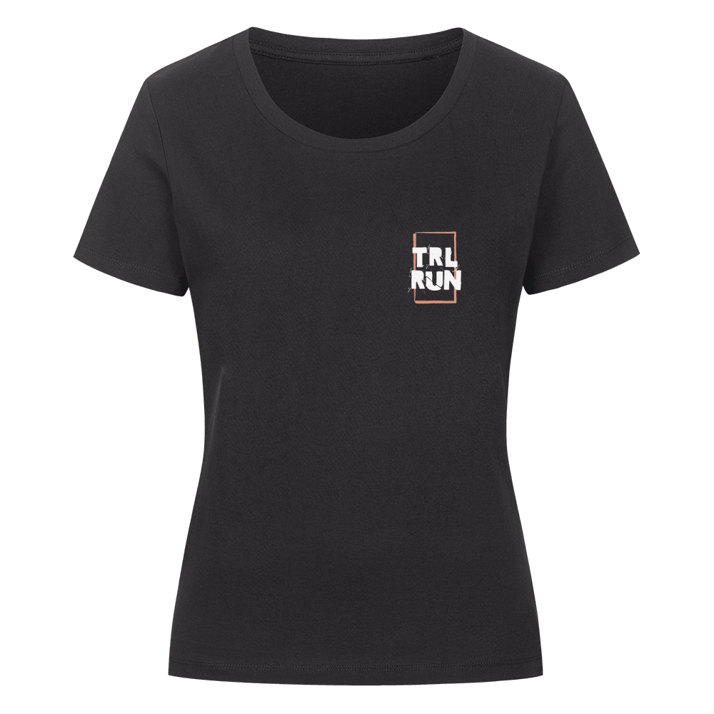 Outlet: TRLRUN Frame - Bio Premium T-Shirt Frauen, Gr. XS, schwarz