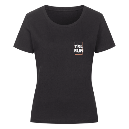 Outlet: TRLRUN Frame - Bio Premium T-Shirt Frauen, Gr. XS, schwarz