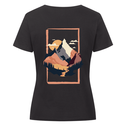 Outlet: TRLRUN Frame - Bio Premium T-Shirt Frauen, Gr. XS, schwarz