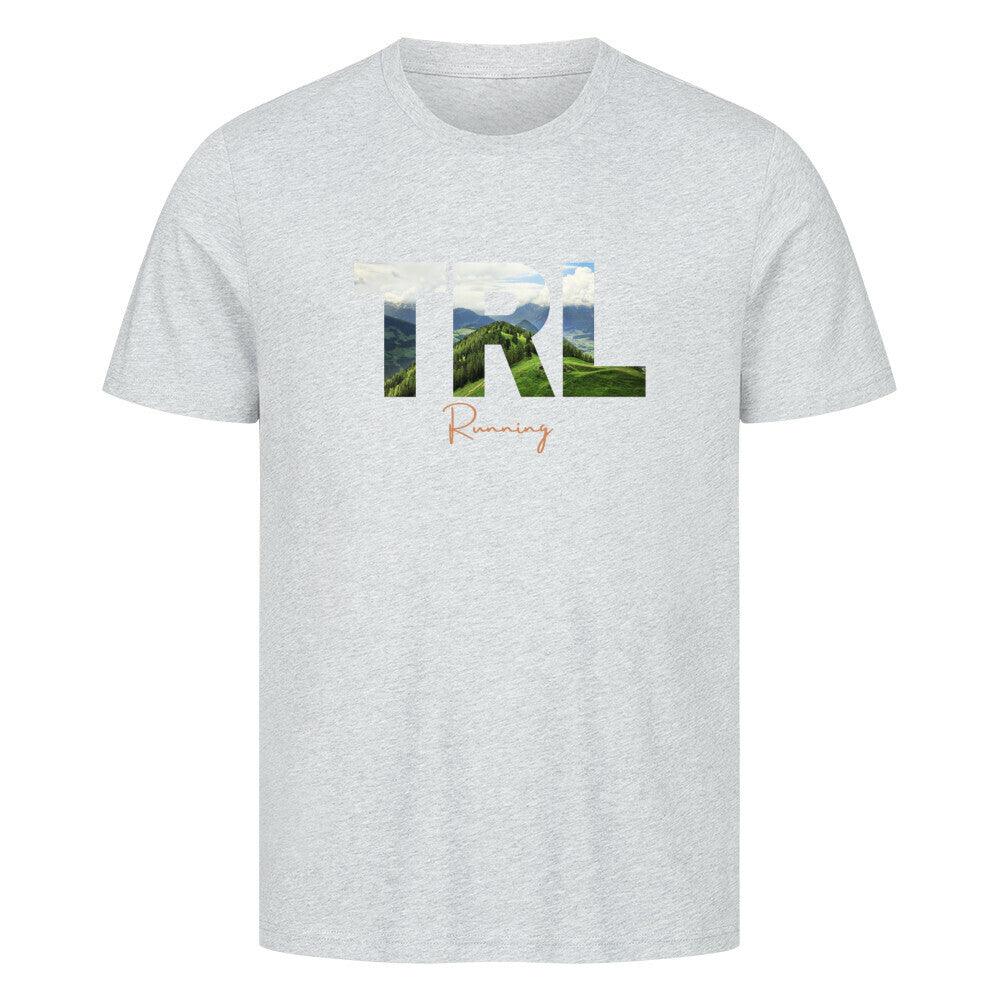 Outlet: TRL Cutout Letters - Bio Premium T-Shirt, Gr. S, grau