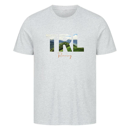 Outlet: TRL Cutout Letters - Bio Premium T-Shirt, Gr. S, grau