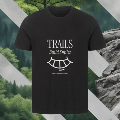 Trails build Smiles - Bio Premium T-Shirt