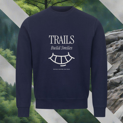 Trails build Smiles - Bio Premium Sweatshirt