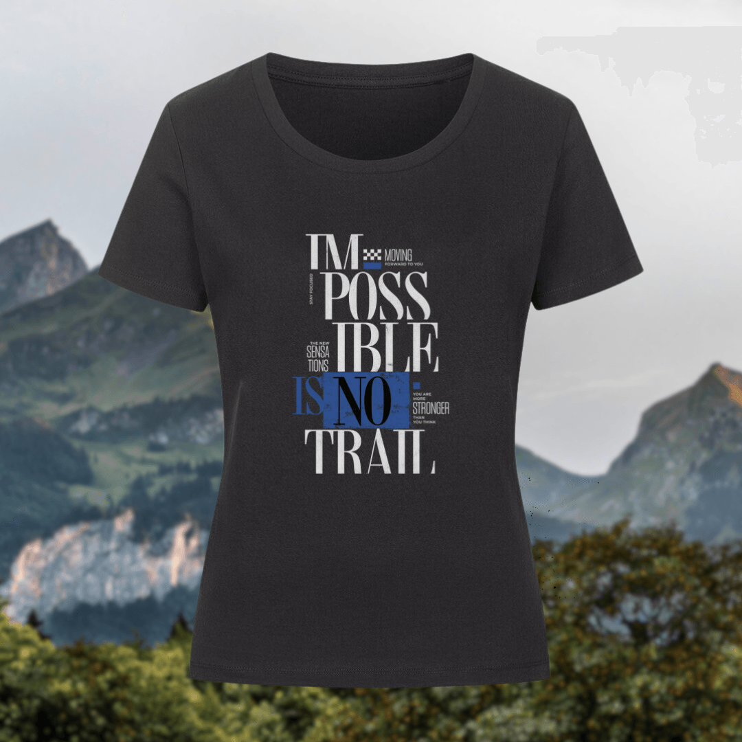 Impossible is no Trail - Bio Premium T-Shirt Frauen