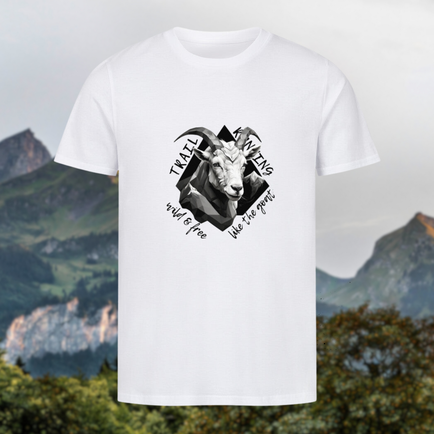 wild and free like the goat - Bio Premium Shirt