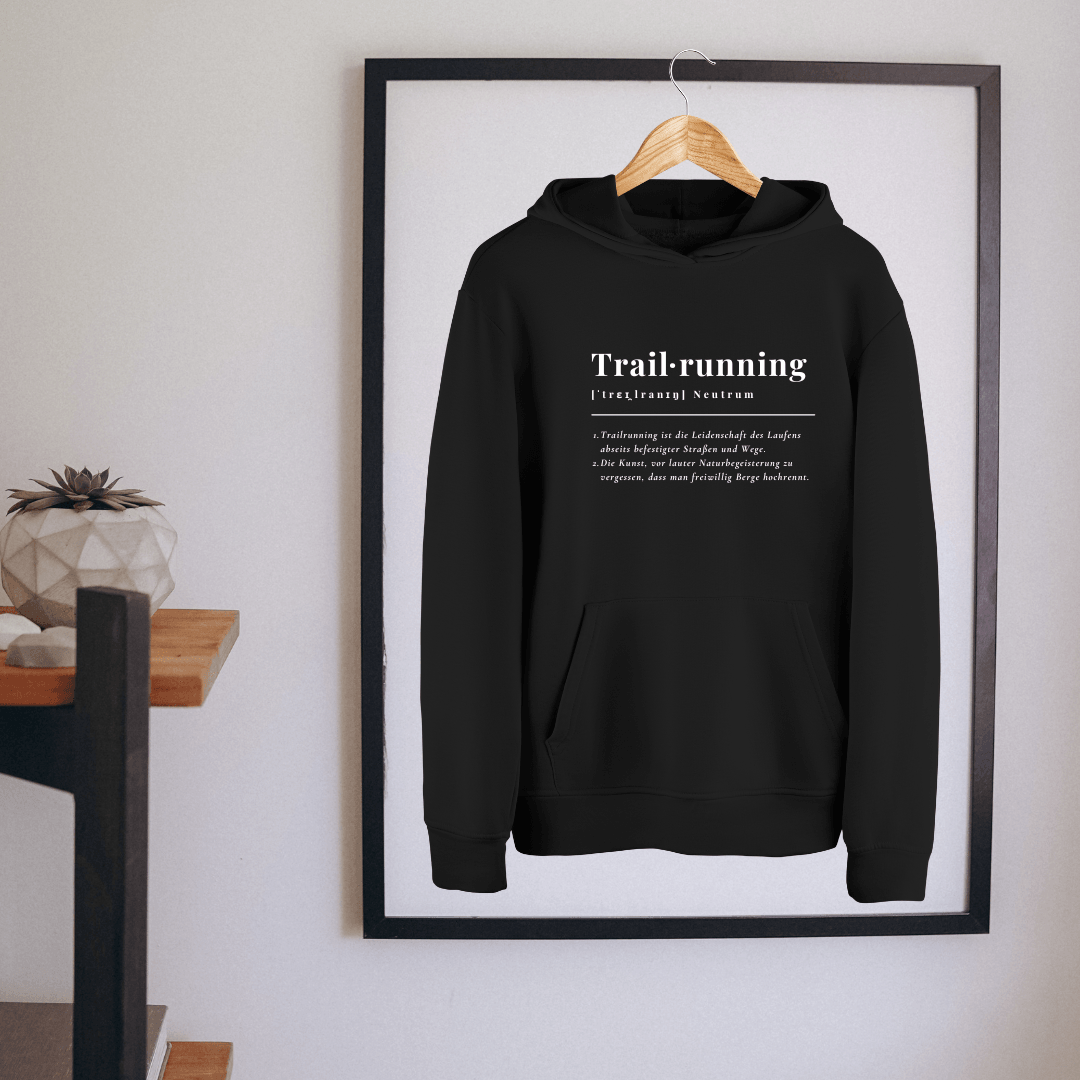 Trailrunning Definition - Bio Premium Hoodie