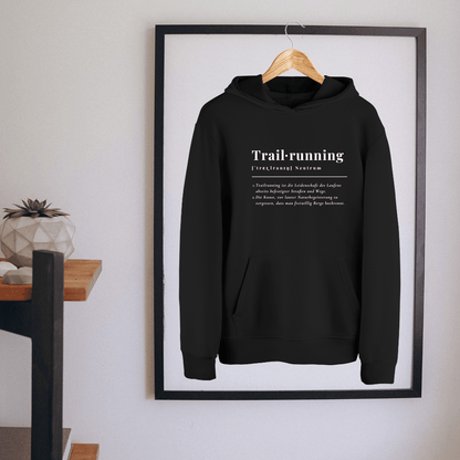 Définition du trail running - Sweat à capuche bio Premium