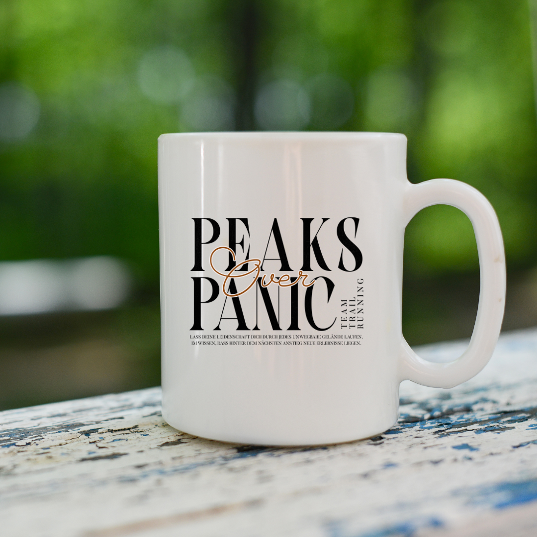 Peaks over Panic - Tasse