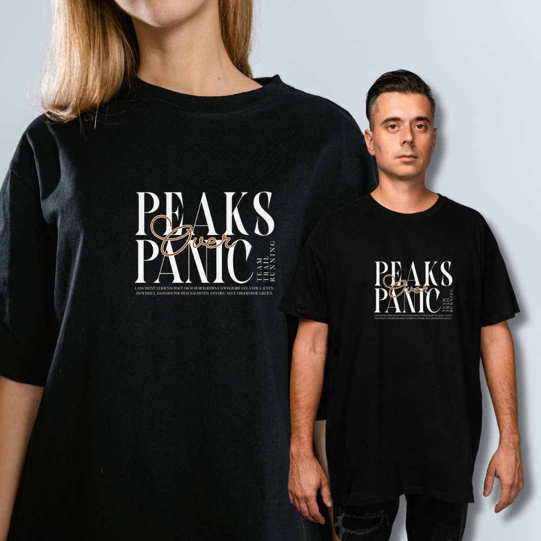 Peaks over Panic - Bio Premium Oversized Shirt