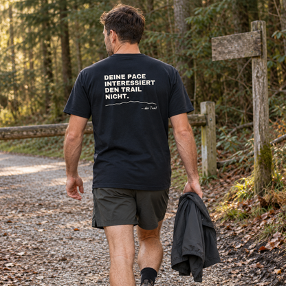 Deine Pace interessiert den Trail nicht - Bio Premium T-Shirt