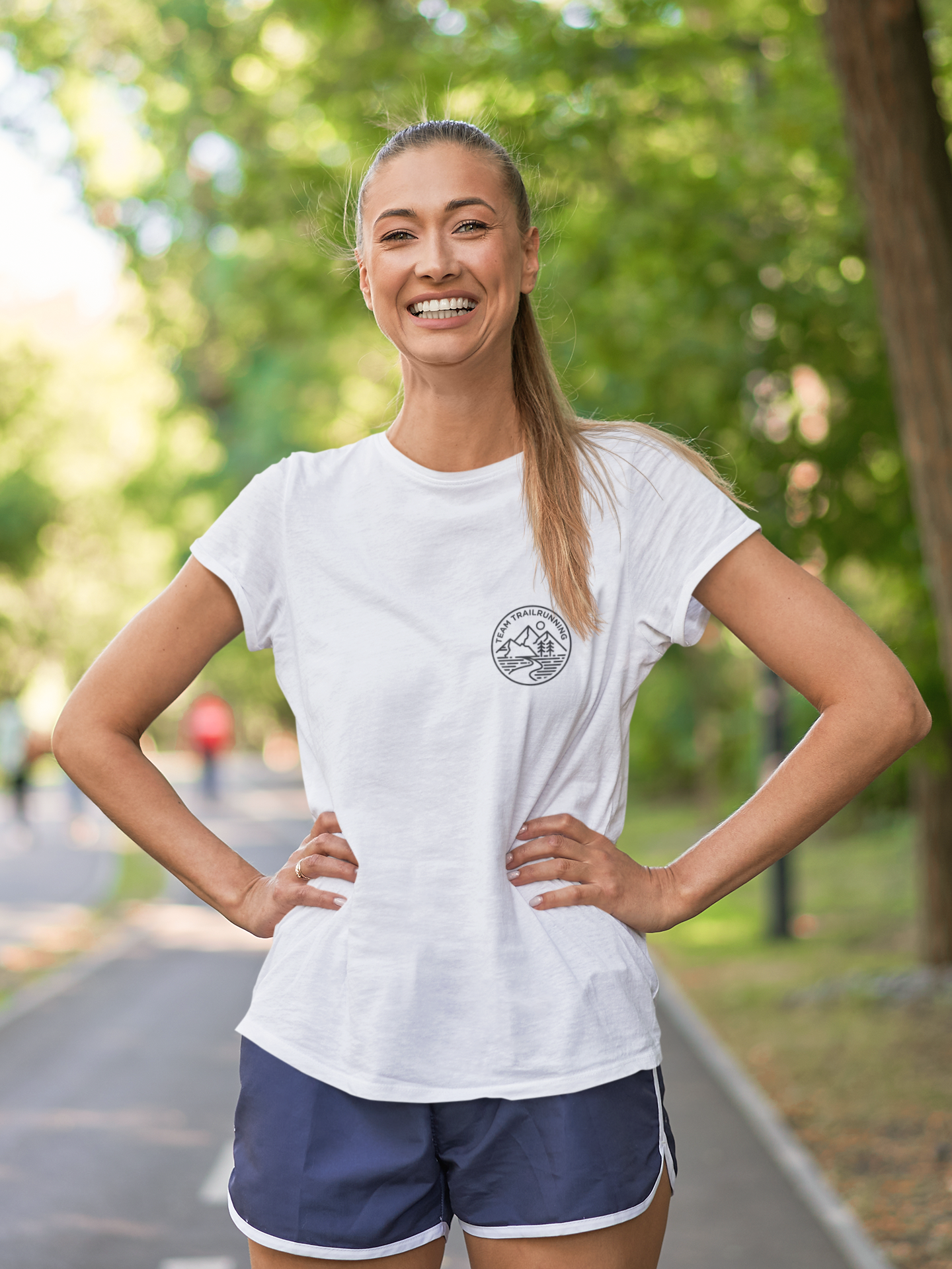 Logo Team Trailrunning - Sport T-Shirt Damen