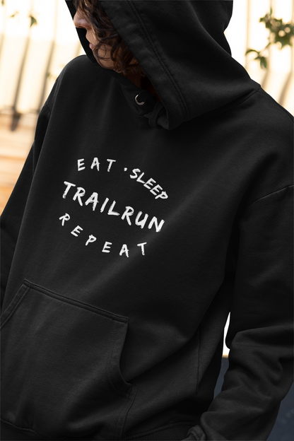 Eat Sleep Trailrun Repeat - Bio Oversized Hoodie - Team Trailrunning