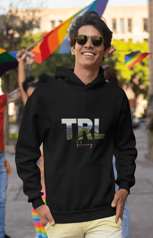 TRL running cut out letters - Bio Premium Sweatshirt - Team Trailrunning