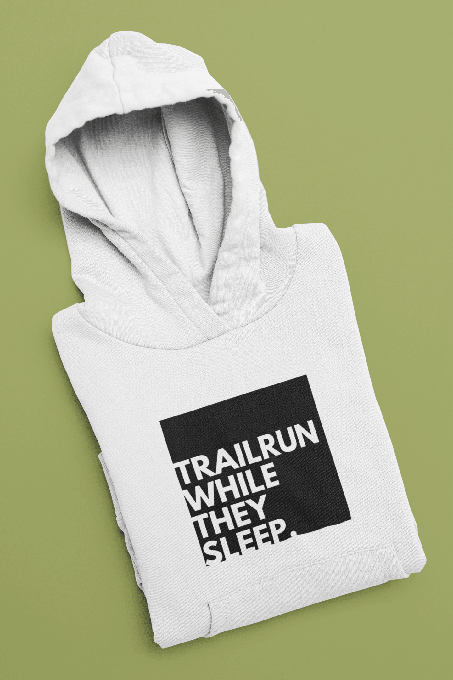 Trailrun while they sleep - Bio Premium Hoodie - Team Trailrunning