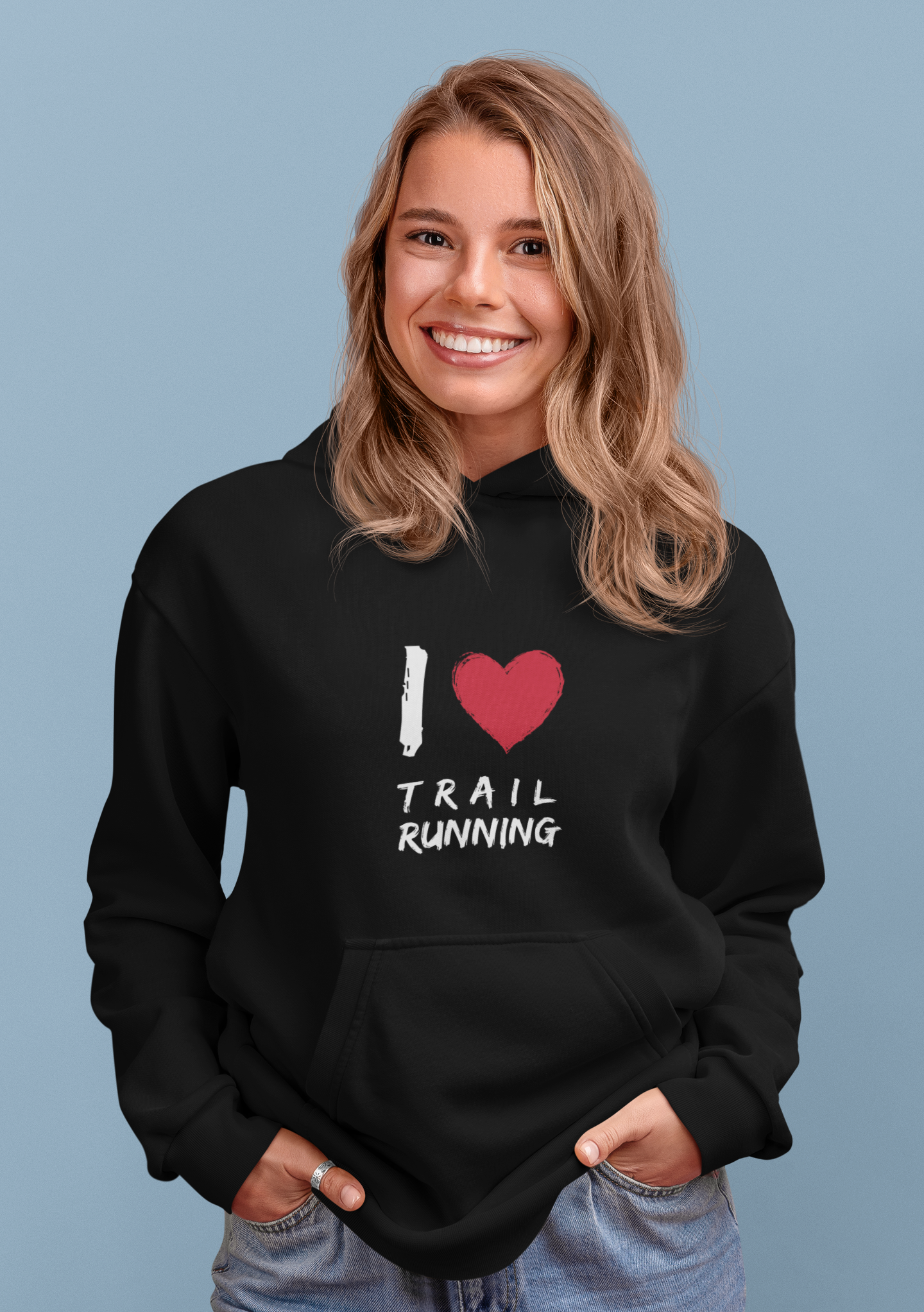 I love Trailrunning - Bio Premium Hoodie - Team Trailrunning