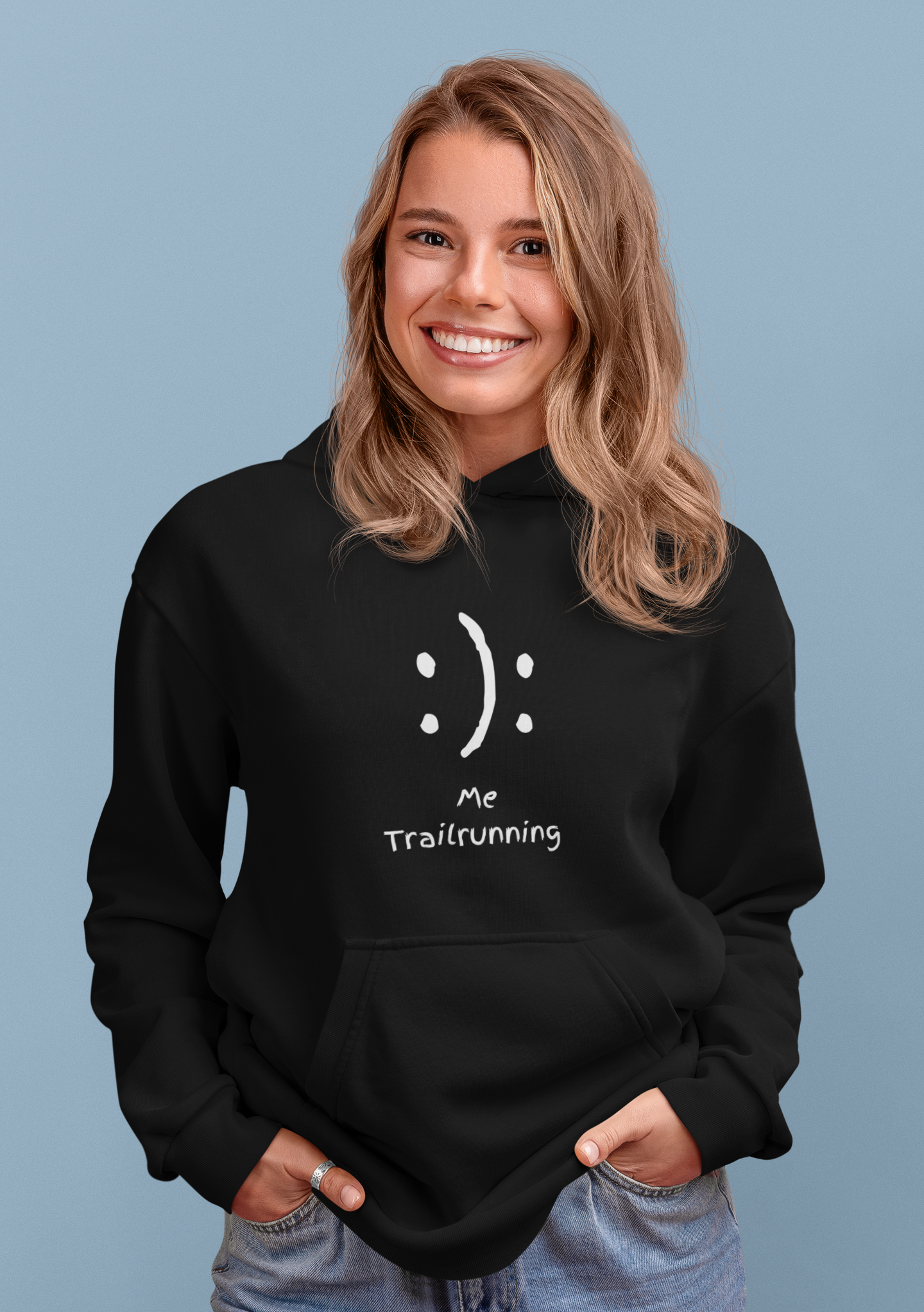 Smile Me Trailrunning - Bio Premium Hoodie - Team Trailrunning