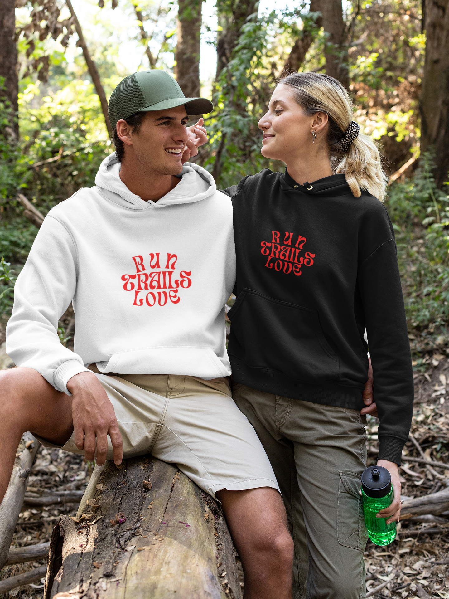 Run Trails Love Trails - Bio Premium Hoodie - Team Trailrunning