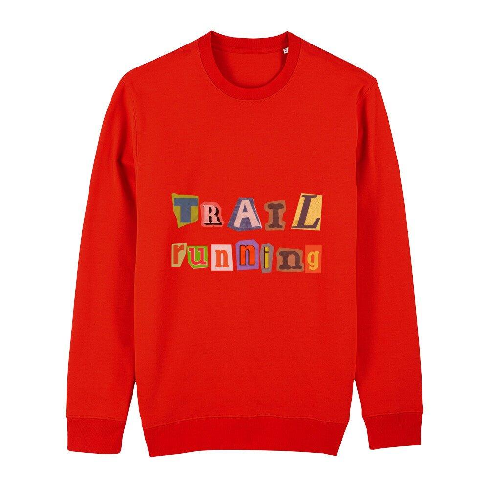 Cutout Letters - Bio Premium Sweatshirt - Team Trailrunning