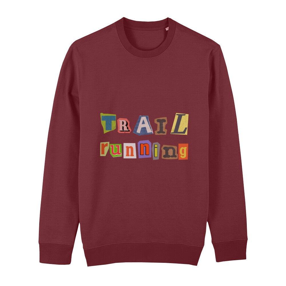 Cutout Letters - Bio Premium Sweatshirt - Team Trailrunning