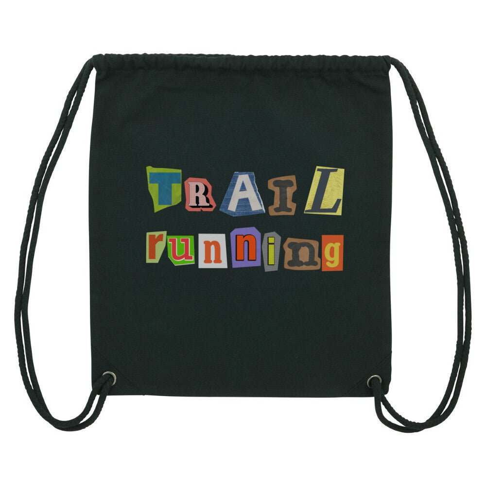 Cutout Letters - Gym Bag, Sportbeutel - Team Trailrunning